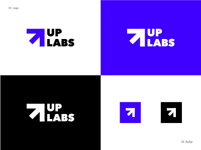 Uplabs | Identity Challenge arrow avenir next bold branding challenge contrast identity logo