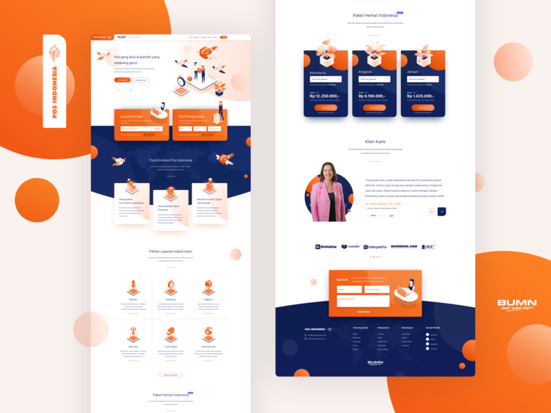 POS INDONESIA DASHBOARD by Ardias Elga Kurnia for OWW on Dribbble