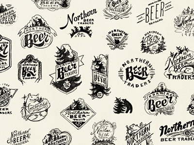 Northern Beer Traders – Sketches beer process sketches
