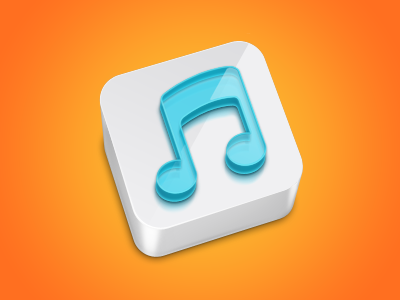 Instinctiv App 2 blue cube gui icon icons instinctiv media music pedja rusic pixel player