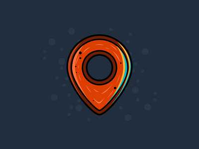 Pin it! android app icon icons ios location marker orange pin spot