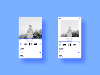 Daily UI #009 Music Player 009 app daily 100 challenge daily ui daily ui challenge dailyui dailyui 009 dailyuichallenge flat interface interfacedesign minimal minimalist ui user interface userinterface ux web
