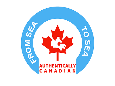 Daily Logo Challenge: Day #17 authentically canadian daily logo challenge graphic design icon illustration logo logo challenge logo daily logo love logocore vector