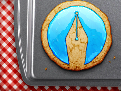 Cocoabalt Cookie cocoabalt cookie frosting icing icon reflection