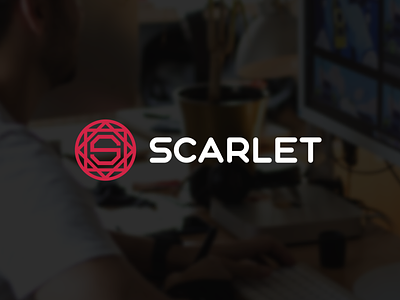 Scarlet // Logo Challenge - Day 9 branding challenge design icon logo logochallenge logocore logodesign madebynate minimal nate scarlet typography