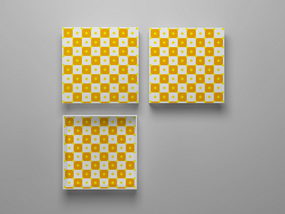 Yellow Gold and White Simple Pattern For Your Package :) affinitydesigner branding daily design geometric gold pattern simple vector white yellow