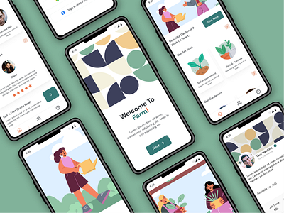 Gardener Mobile App UI Design
