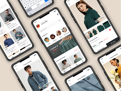 Ecommerce Mobile App UI Design