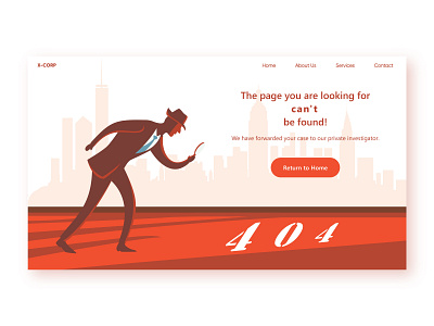 Error 404 design flat flat design illustration minimal simple ui vector web website