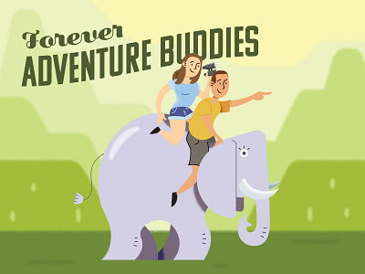 Forever Adventure Buddies design digitalart illustration illustrator