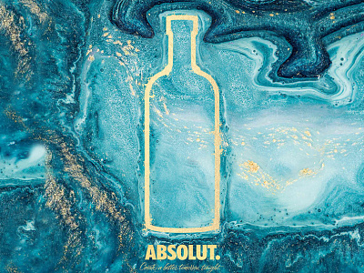 Absolut Competition - Real gold is not afraid of the melting pot branding design illustration photo manipulation