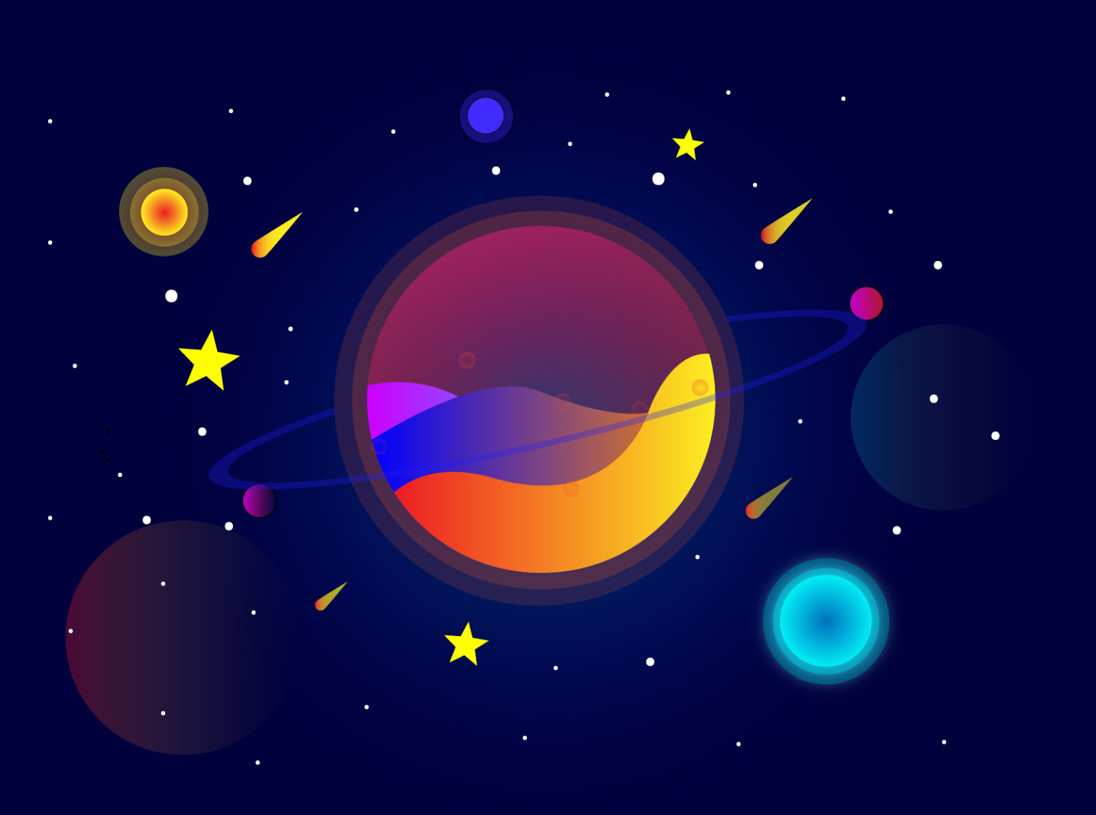 Galaxy ILLU by Subhamay Chakraborty on Dribbble