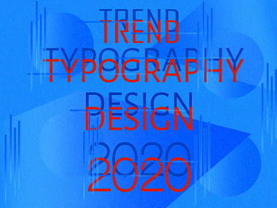 Trend Typography Design design graphicdesign illustration illustrator photoshop typography vector visual design