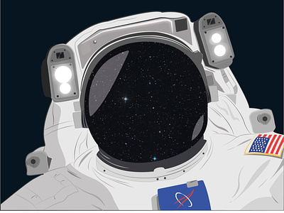 Astronaut adobe astronaut design illustration illustrator space