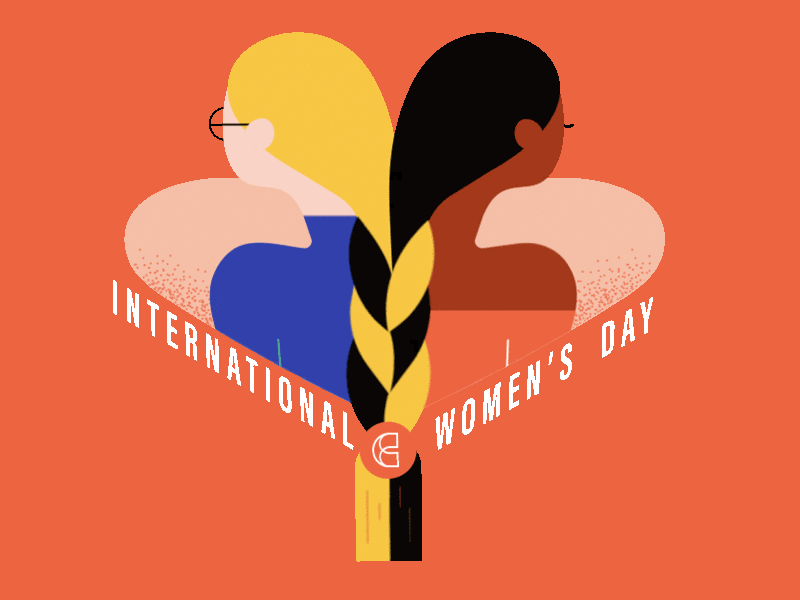 International Women's Day The Plait by chuchiehlee on Dribbble