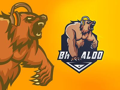 Bear Mascot Logo