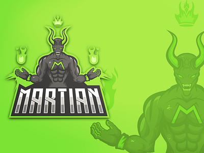 Alien Mascot logo