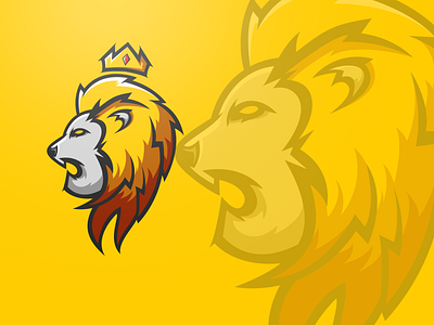 Lion Mascot logo