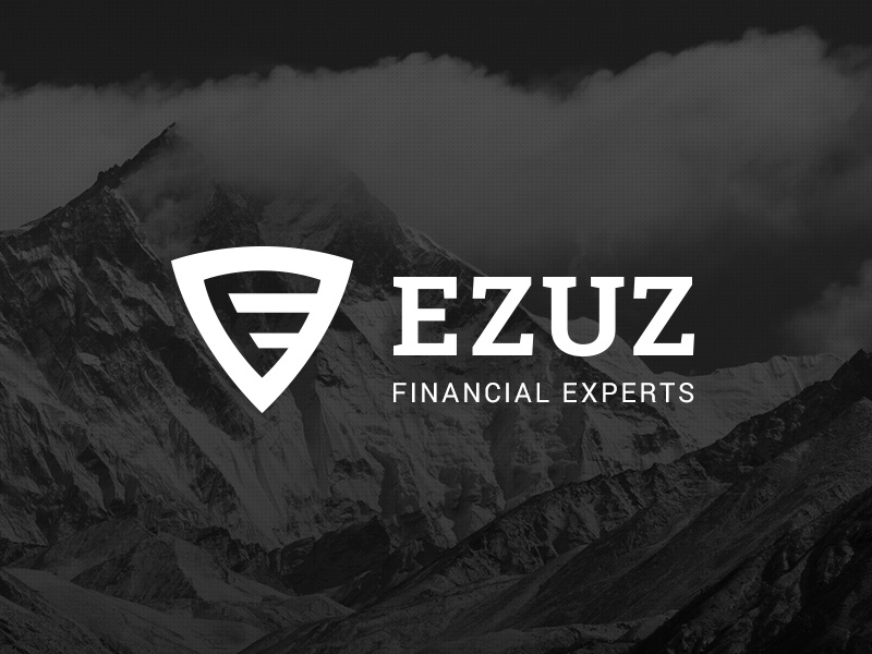 Ezuz Financial Experts Logo brand e logo branding identity financial finance