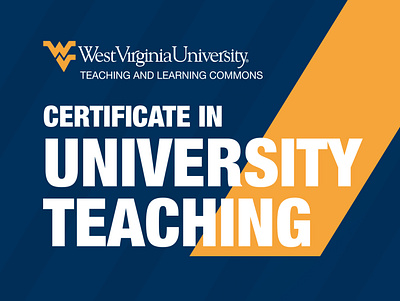 Certificate In University Teaching Brochure branding design typography vector
