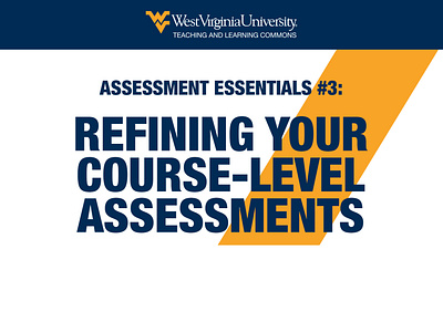 Refining Your Course-Level Assessments HTML Email