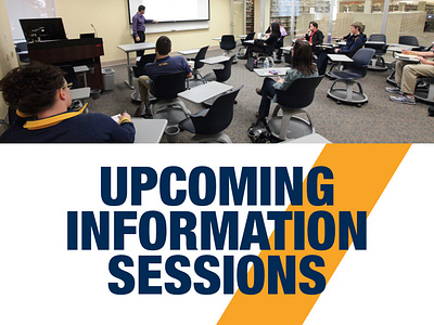 Upcoming Information Sessions HTML Email