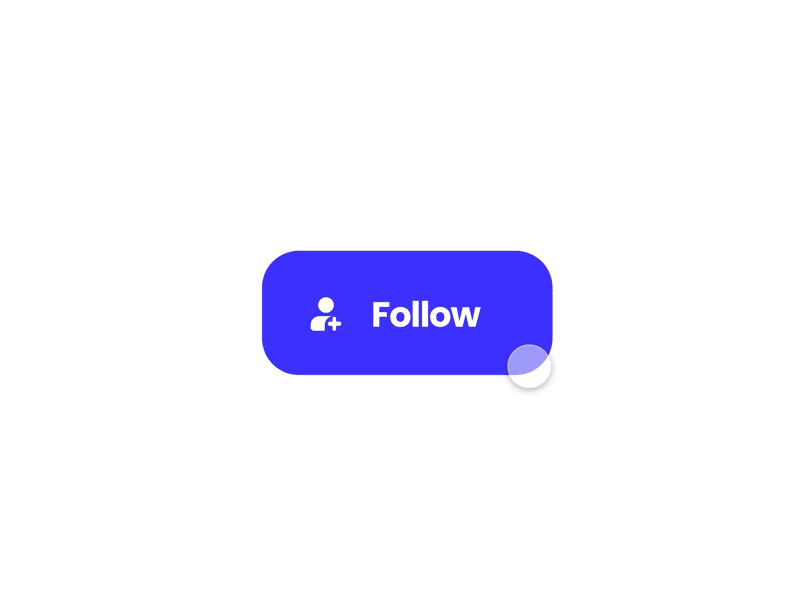 Follow/Unfollow animation button button animation interaction microinteraction ui uidesign uidesigner