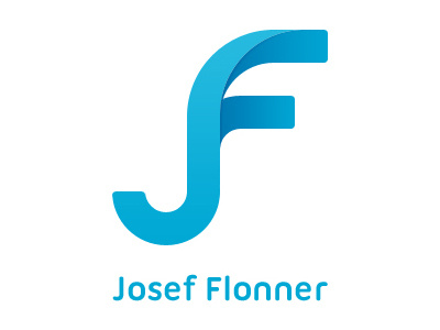 Josef Flonner brand design gradient identity letter logo logotype mark photography symbol