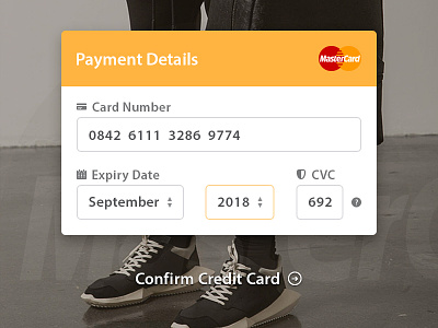 MasterCard Form (Free) card credit daniel fass daniel fass x czarny design flat form iamczarny interface shop ui ux