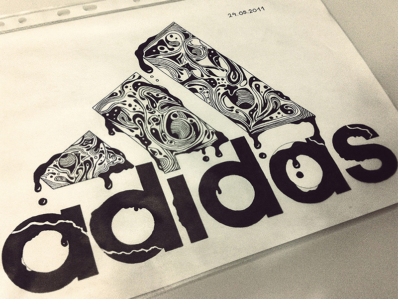 Adidas Illustration Drawing by Daniel Fass on Dribbble