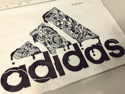 Adidas Illustration Drawing adidas danielfass drawing iamczarny illustration logo