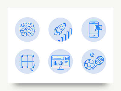 Resume Icons beige blue creative cv danielfass design iamczarny icon icons resume startup ui