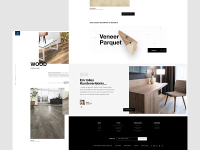 Kaindl - Floors And Boards From Salzburg Product Overview adobe xd corporate design interface kaindl modern photo pixelart product page ui ux web design website wood