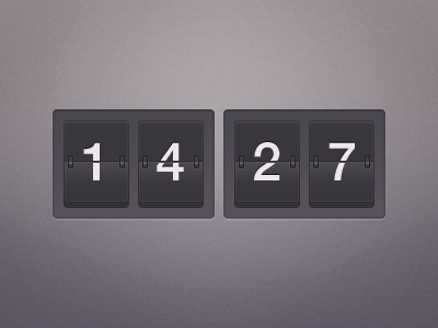 Flip Clock clock flip interface time ui ux