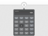 Calculator by Daniel Fass on Dribbble