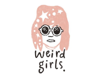 Weird Girls ✌️ doodle girl girls hair mullet stars sunglasses sunnies weird