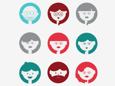 People Icons (one color)