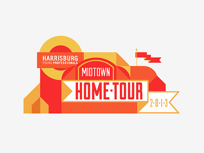 hometour logo // in progress broad street market geometric harrisburg hometour midtown book store