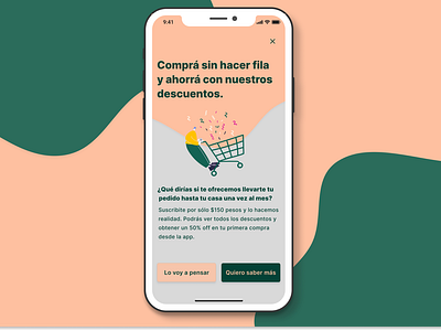 Supermarket subscription argentina design figma illustration iphone market shop uidesign user interface ux ux writing vector illustration writing