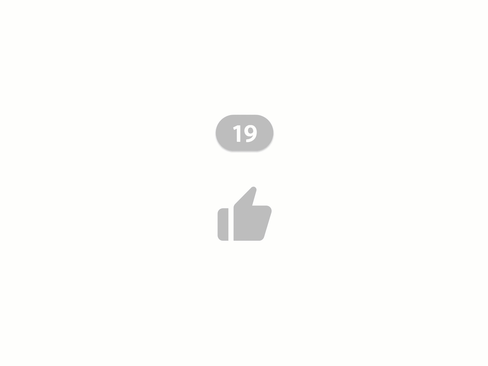 Like - Thumbs Up Animated Icon aftereffects animated gif animation artwork icon illustration inspiration like motion design motiongraphics thumbs up ui ux vectorart visual art
