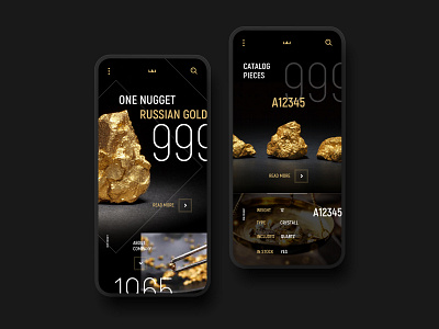 Gold nugget shop mobile version