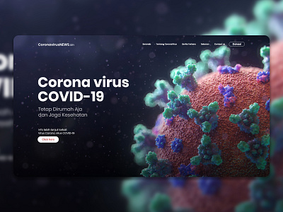 Landing Page Web Design COVID-19