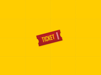 Ticket event icon ticket