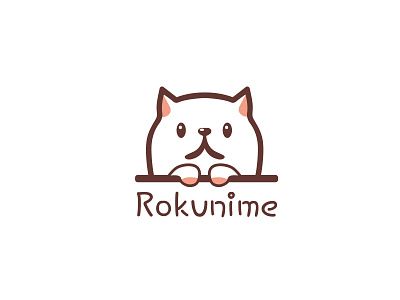Rokunime branding cat character cute design dog doggy graphic design identity illustration illustrator logo mascot pet puppy shop vector