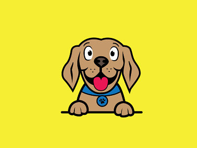 BUDDY animal branding coin cute design dog doggy funny graphic design identity illustration illustrator mammal paw pet puppy vector