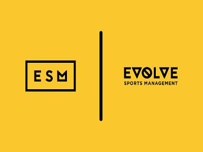 Evolve Sports Managment branding logo