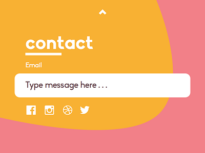 Daily UI #028 - Contact