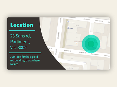 Daily UI #029 - Location