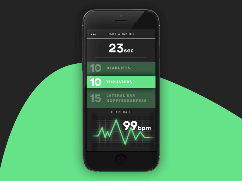 Daily UI #041 - Workout Tracker 041 dailyui ui ui design workout tracker