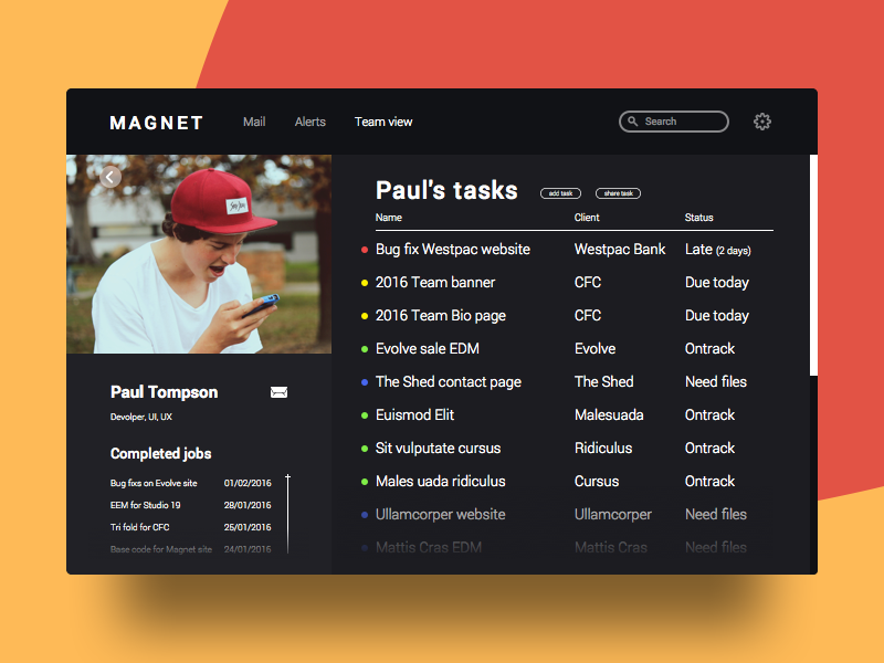 Daily Ui 081 Status Update By Trent Bucknell On Dribbble